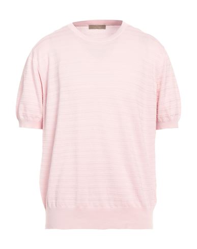 Cruciani Man Sweater Pink Size 44 Cotton
