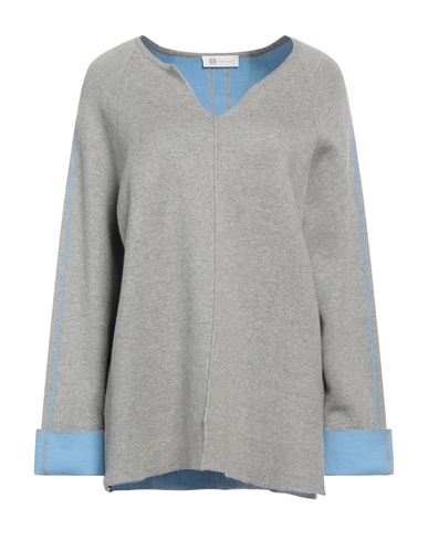 Diana Gallesi Woman Sweater Light Grey Size M Cotton, Viscose, Polyamide, Elastane