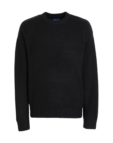 Jack & Jones Man Sweater Black Size L Recycled Polyester, Acrylic, Wool, Elastane