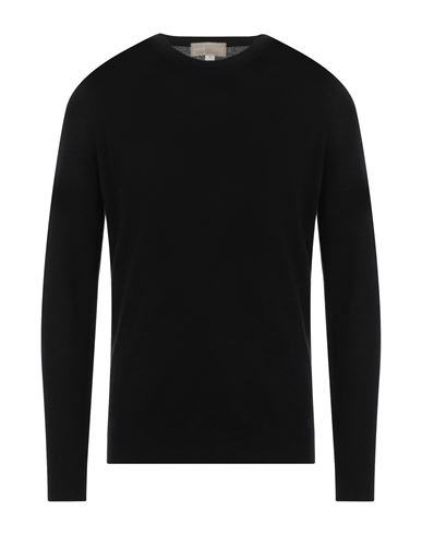120% Lino Man Sweater Black Size Xs Cashmere, Virgin Wool