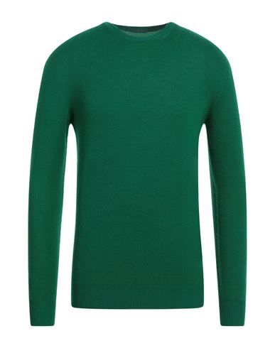 120% Lino Man Sweater Green Size Xs Cashmere, Virgin Wool