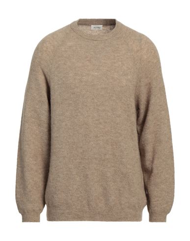 American Vintage Man Sweater Beige Size S Polyamide, Polyacrylic, Wool, Baby Alpaca Wool, Elastane