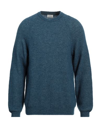 American Vintage Man Sweater Light Blue Size M/l Polyamide, Polyacrylic, Wool, Baby Alpaca Wool, Ela