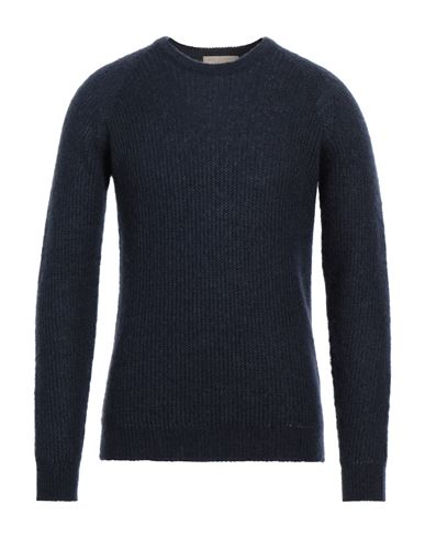 120% Lino Man Sweater Midnight Blue Size Xs Mohair Wool, Polyamide, Linen, Cashmere, Wool