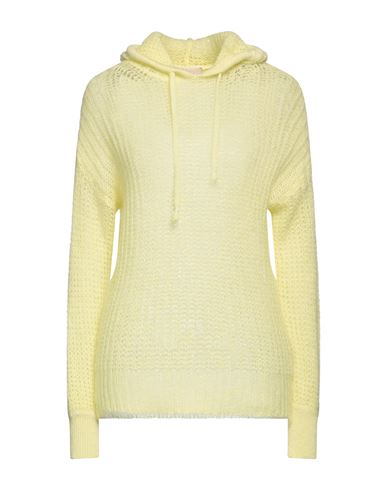 120% Lino Woman Sweater Yellow Size S Cashmere, Mohair Wool, Wool, Polyamide