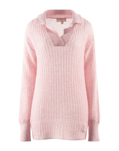 120% Lino Woman Sweater Light Pink Size S Cashmere, Mohair Wool, Wool, Polyamide