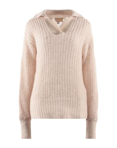 120% Lino Woman Sweater Beige Size Xs Cashmere, Mohair Wool, Wool, Polyamide