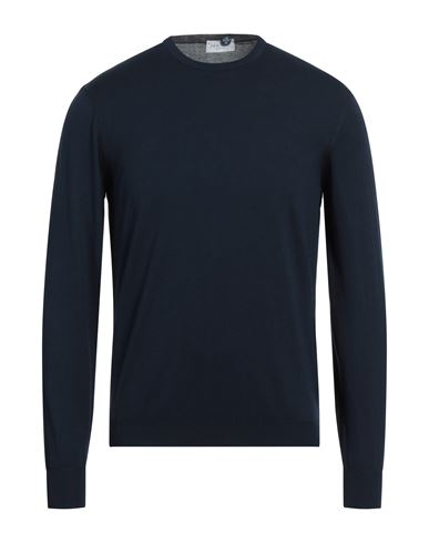 Shop Heritage Man Sweater Midnight Blue Size 48 Cotton