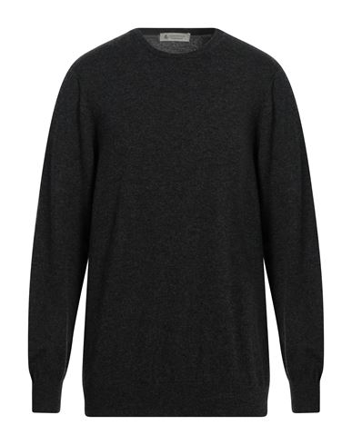 Piacenza Cashmere 1733 Man Sweater Lead Size 46 Cashmere In Grey