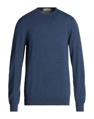 Piacenza Cashmere 1733 Man Sweater Navy Blue Size 42 Cashmere
