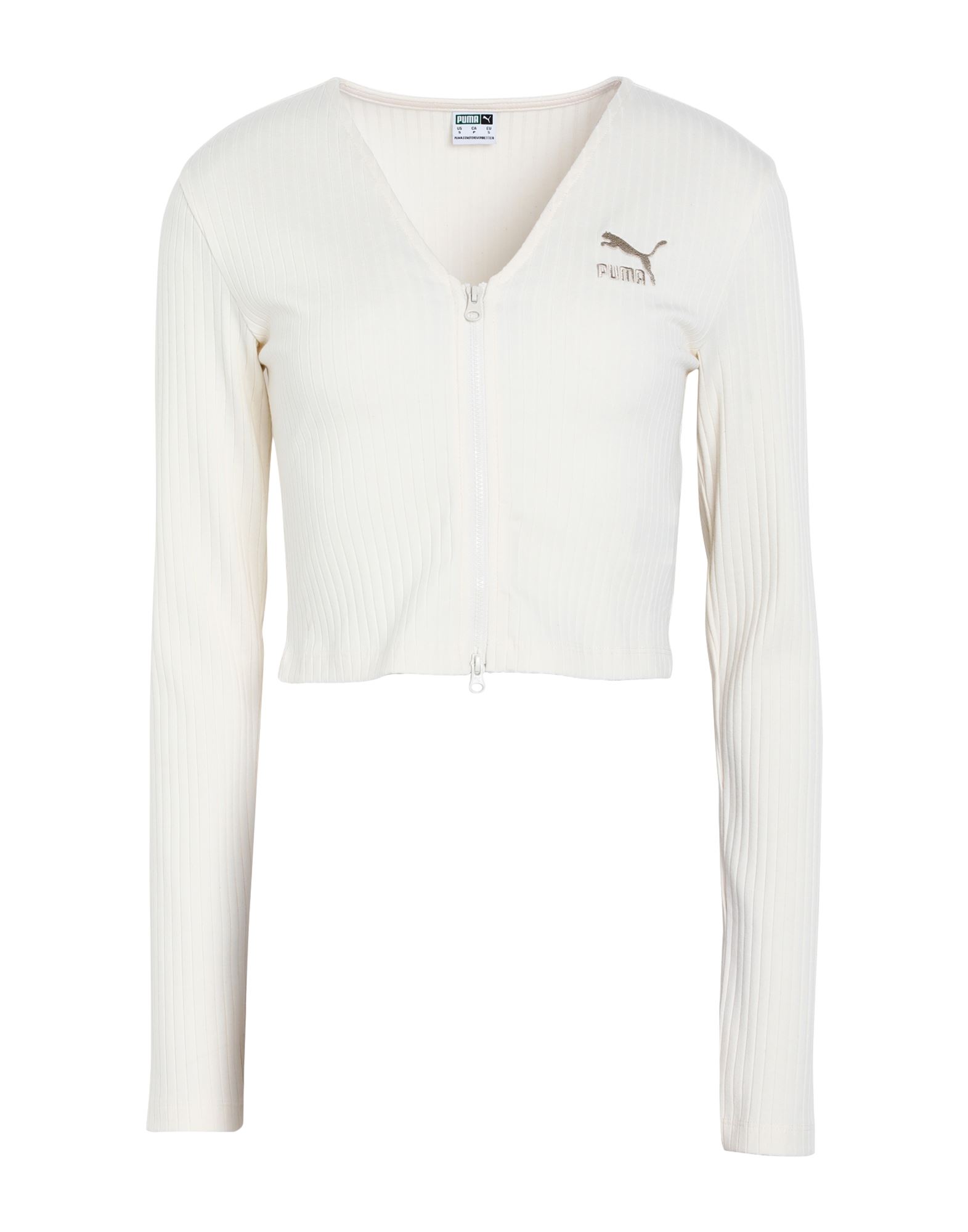 ԥ볫PUMA ǥ ǥ ܥ꡼ M ݥꥨƥ 62% / åȥ 34% / ݥꥦ쥿 4% CLASSICS Ribbed Long Sleeve V-Neck Shirt