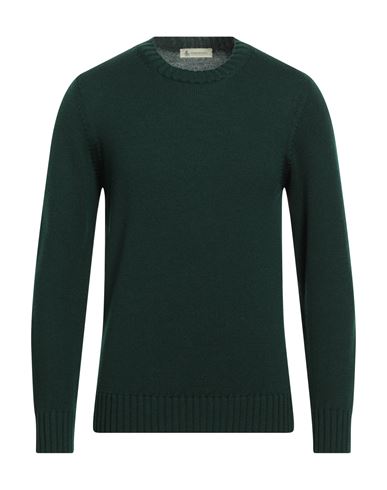 Piacenza Cashmere 1733 Man Sweater Dark Green Size 42 Virgin Wool