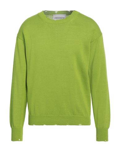 AMARANTO AMARANTO MAN SWEATER GREEN SIZE L COTTON 
