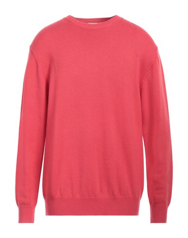 Shop Cashmere Company Man Sweater Coral Size 50 Wool, Cashmere In Red