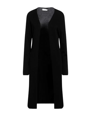Sandro Ferrone Woman Cardigan Black Size L Viscose, Polyester, Nylon