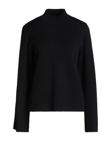 Vero Moda Woman Turtleneck Black Size L Ecovero Viscose, Polyester, Nylon