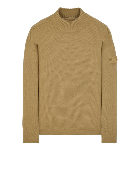  STONE ISLAND 558FA STONE ISLAND GHOST PIECE Tricot Homme Écorce