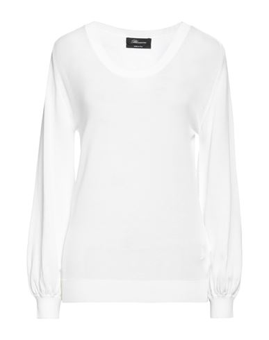 Blumarine Woman Sweater White Size 8 Viscose, Polyamide In White