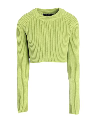 Vero Moda Woman Sweater Acid Green Size M Cotton, Acrylic