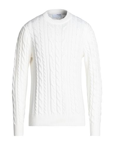 Selected Homme Man Sweater White Size L Organic Cotton, Cotton