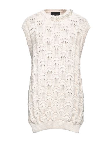 Simone Rocha Woman Sweater Ivory Size S Organic Cotton In White