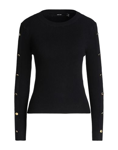 Shop Vero Moda Woman Sweater Black Size Xl Viscose, Polyester, Nylon
