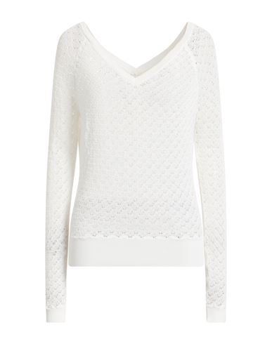 Blugirl Woman Sweater White Size 8 Viscose, Polyamide
