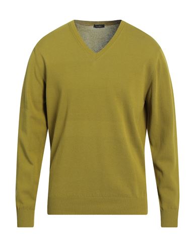 Cruciani Man Sweater Acid Green Size 44 Cotton