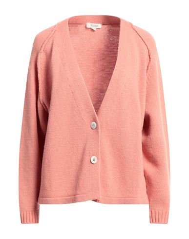 Crossley Woman Cardigan Salmon Pink Size S Wool, Cashmere