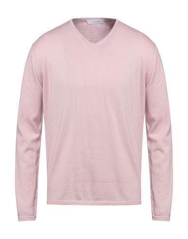 Cruciani Man Sweater Light Pink Size 46 Cotton
