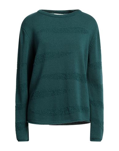 Crossley Woman Sweater Deep Jade Size M Wool, Cashmere In Green
