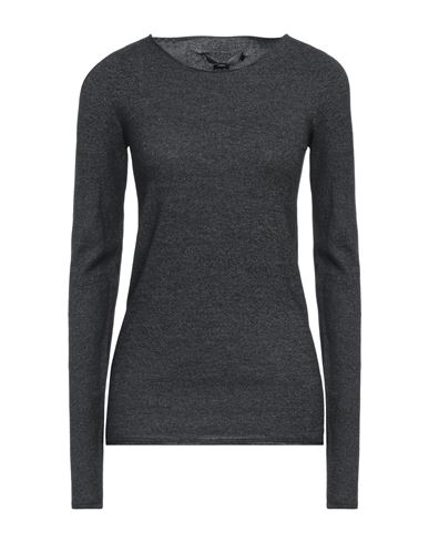 Urban Zen Woman Sweater Charcoal Size S/m Virgin Wool, Silk, Polyethylene In Grey