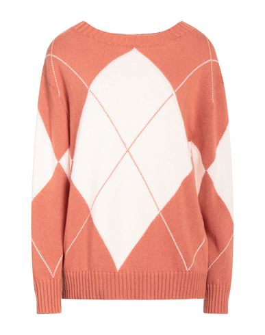 Liviana Conti Woman Sweater Salmon Pink Size 8 Wool, Polyamide