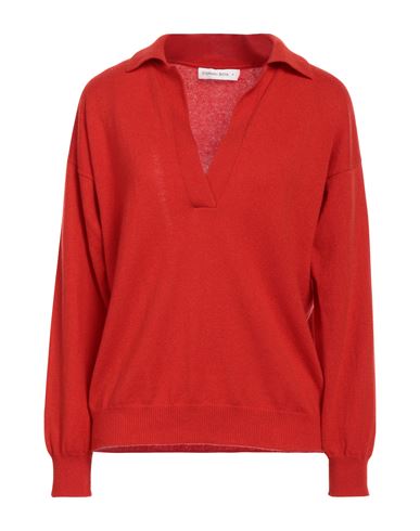 Stephan Boya Woman Sweater Tomato Red Size M Cashmere