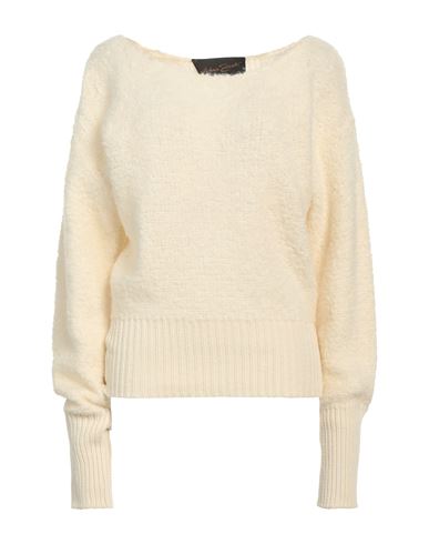 Antonia Zander Woman Sweater Ivory Size S Cashmere, Alpaca Wool, Silk In White