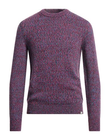 LIU •JO MAN LIU •JO MAN MAN SWEATER PURPLE SIZE XL POLYAMIDE, VISCOSE, WOOL, CASHMERE 