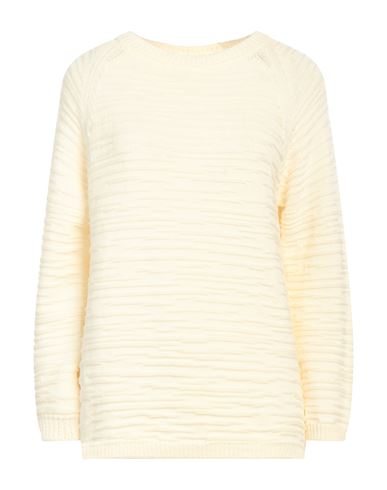 Rossopuro Woman Sweater Cream Size S Merino Wool In White