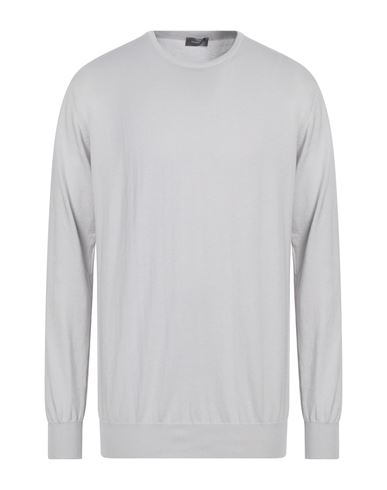 Rossopuro Man Sweater Light Grey Size 7 Cotton