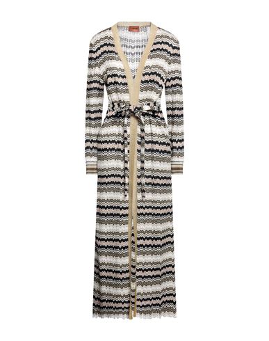 Missoni Woman Overcoat & Trench Coat Gold Size 10 Viscose, Cupro, Polyester, Polyamide