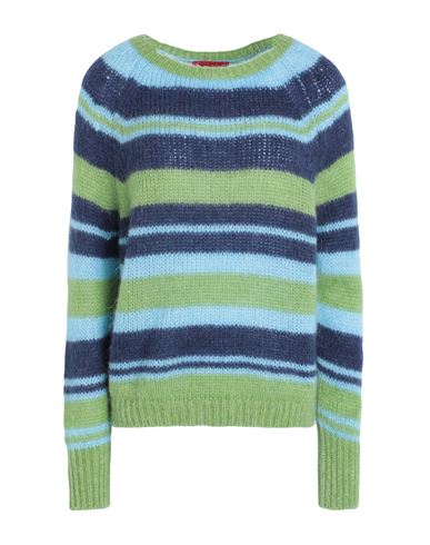 Max & Co . Woman Sweater Blue Size Xl Acrylic, Polyamide, Mohair Wool, Wool