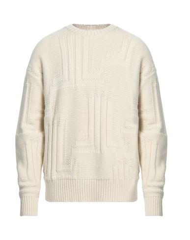Lanvin Man Sweater Ivory Size M Virgin Wool, Polyamide In White