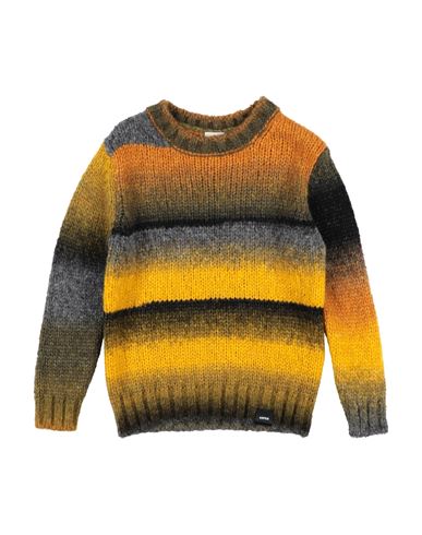 Aspesi Babies'  Toddler Sweater Ocher Size 6 Wool, Acrylic, Polyamide, Alpaca Wool In Yellow