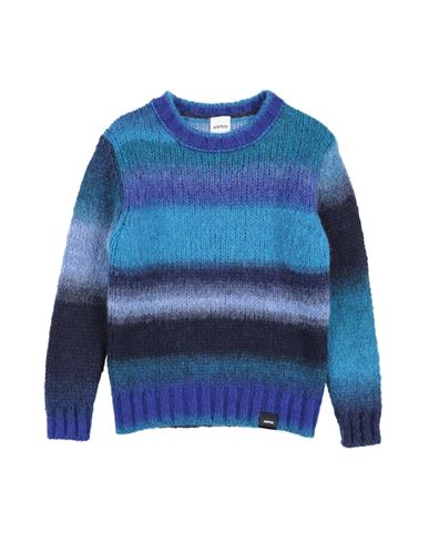 Aspesi Babies'  Toddler Sweater Azure Size 6 Wool, Acrylic, Nylon, Alpaca Wool In Blue