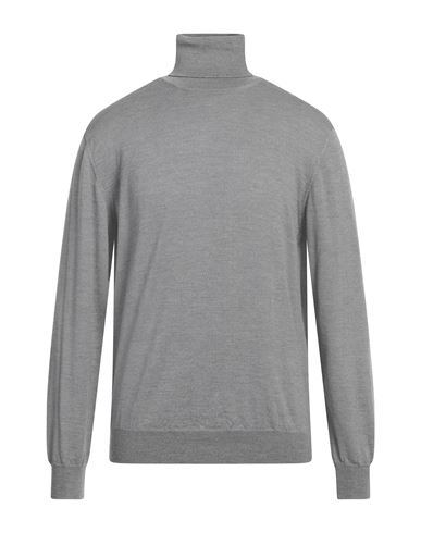 Shop Thomas Reed Man Turtleneck Grey Size Xxl Wool