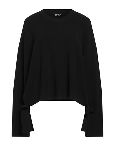 Dondup Woman Sweater Black Size 8 Viscose, Polyester In Black
