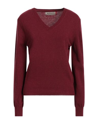Jaggy Woman Sweater Burgundy Size S Wool, Polyamide In Red