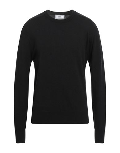Ami Alexandre Mattiussi Man Sweater Black Size L Merino Wool, Cashmere