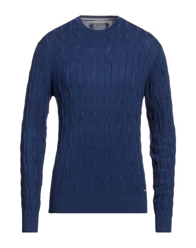 Primo Emporio Man Sweater Blue Size Xxl Viscose, Nylon