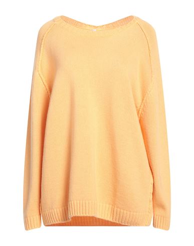 Crossley Woman Sweater Apricot Size S Wool, Cashmere In Orange