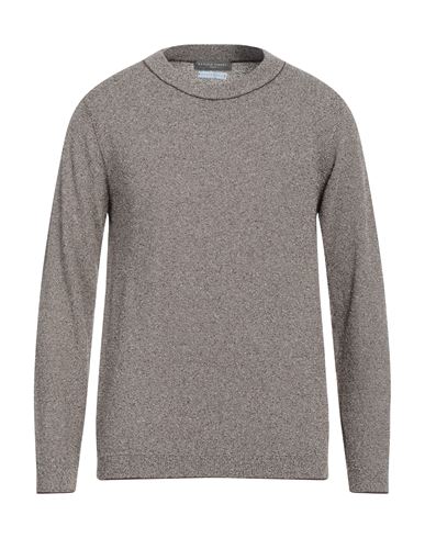 Daniele Fiesoli Man Sweater Dark Brown Size Xxl Organic Cotton, Polyamide